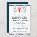 Search for crab wedding invitations Blue