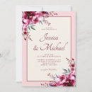 Search for burgundy and blush pink wedding invitations Elegant