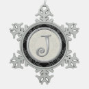 Search for initial j christmas tree decorations Monograms