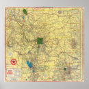 Search for road map posters West