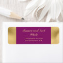Search for plum return address labels Elegant