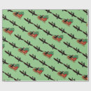 Search for santa sleigh wrapping paper Green