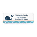 Search for sea creatures return address labels Baby shower