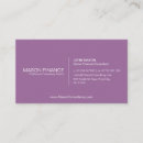 Search for plum business cards Consultant
