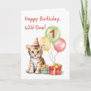 Search for cute tiger birthday cards Party