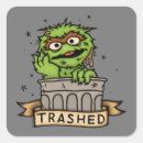 Search for trashed stickers Sesame street