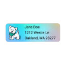 Search for westies return address labels Terrier