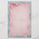 Search for pretty lined stationery paper Elegant