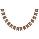 Search for red and gold bunting flags Floral