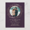 Search for plum gold save the dates Floral