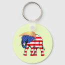 Search for republican elephant key rings President