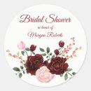 Search for romantic red roses stickers Burgundy