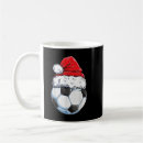 Search for boys soccer mugs Santa
