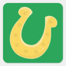 Search for lucky horseshoe stickers Green