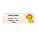Search for safari animals return address labels Cute animal