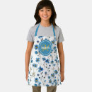 Search for spring flowers monogram aprons Floral