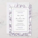 Search for lilac grey wedding invitations Flowers