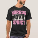 Search for funny horror movie tshirts Film