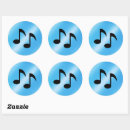 Search for music notes stickers Blue