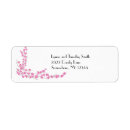 Search for pink cherry blossom return address labels Branches