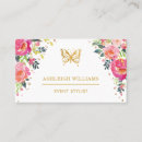 Search for clear business cards Feminine