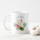 Search for watercolor leaves mugs Tropical