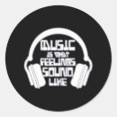 Search for dj music stickers Headphones