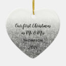 Search for silver christmas tree decorations Newlywed