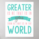 Search for bible verse 1 john 4 4 art Christian