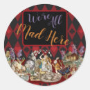 Search for classic alice in wonderland stickers Mad hatter