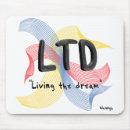 Search for live the dream mouse mats Living