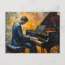 Search for music keyboard postcards Piano