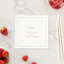 Search for gold and white wedding napkins Formal