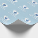 Search for baby feet wrapping paper Blue