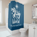 Search for blue christmas shower curtains Blue and white