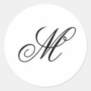 Search for monogram stationary stickers Elegant