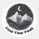 Search for mountain peak stickers White