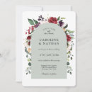 Search for dusty rose and sage green wedding invitations Botanical