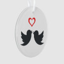 Search for love birds christmas tree decorations Valentine