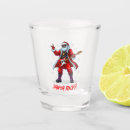Search for santa claus shot glasses Xmas