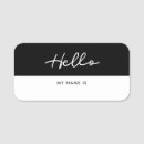 Search for dry erase name tags Modern