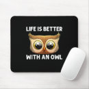Search for owl art mouse mats Bird lover
