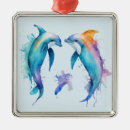 Search for two animals christmas tree decorations Ocean