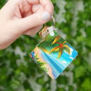 Search for beach scene key rings Palm trees