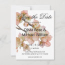 Search for pink and orange wedding save the dates Botanical