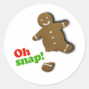 Search for gingerbread cookies stickers Oh snap