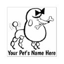 Search for poodle rubber stamps Breed