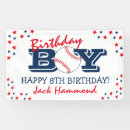 Search for baseball birthday banners Sporty
