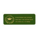 Search for monogram graduation return address labels Graduate