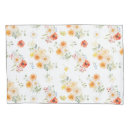 Search for flower pattern pillowcases Orange